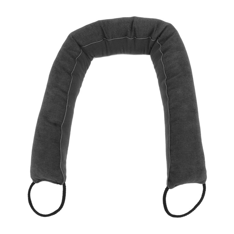 السحاب المضاد للتهوية تحت الباب (Door Snake Draft Stopper) - مكافحة الغبار ومنع الضوضاء وقابل للغسل - مثالي للمنزل - لون رمادي داكن - Image 4
