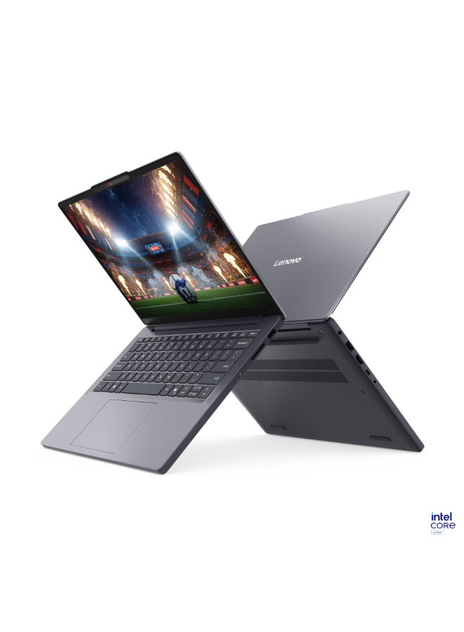 لينوفو لابتوب IdeaPad Slim 3 14IPH11 بشاشة WUXGA مقاس 14 بوصة (1920x1200)، معالج Intel Core Ultra 7 355، ذاكرة وصول عشوائي DDR4 سعة 16 جيجابايت، قرص صلب SSD سعة 512 جيجابايت، نظام التشغيل Windows 11 Home، معالج رسومات Intel مدمج، يدعم اللغتين الإنجليزية والعربية، لون رمادي قمري الإنجليزية/العربية رمادي قمري - Image 3