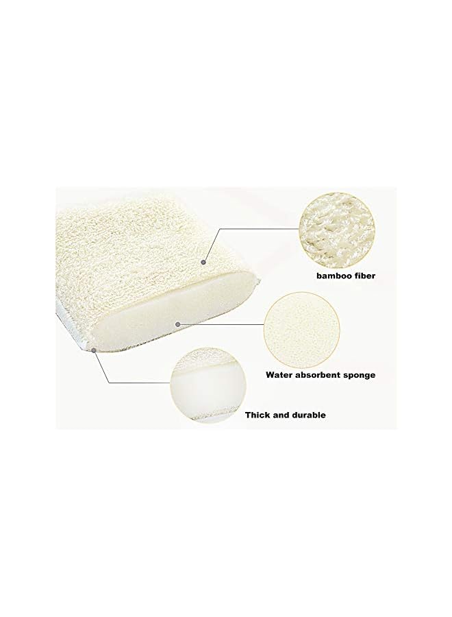promass Natural Bamboo Sponges Kitchen Cleaning Sponges Dish Sponges Reusable Dish Washing Sponges Super Absorbent 10 Packs… - Image 3