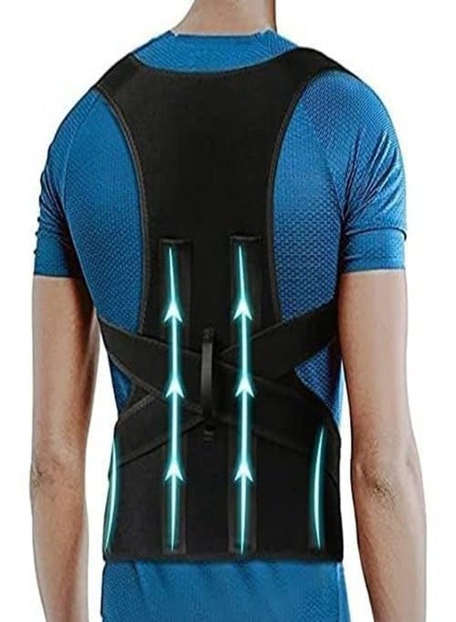 IndianStore4All Posture Corrector Belt for Men & Women | Free Size Unisex premium Back Support Brace for Spine Alignment, Shoulder & Back Pain Relief | Suitable for M, L & XL | Office, Home & Daily Use-2 - Image 1
