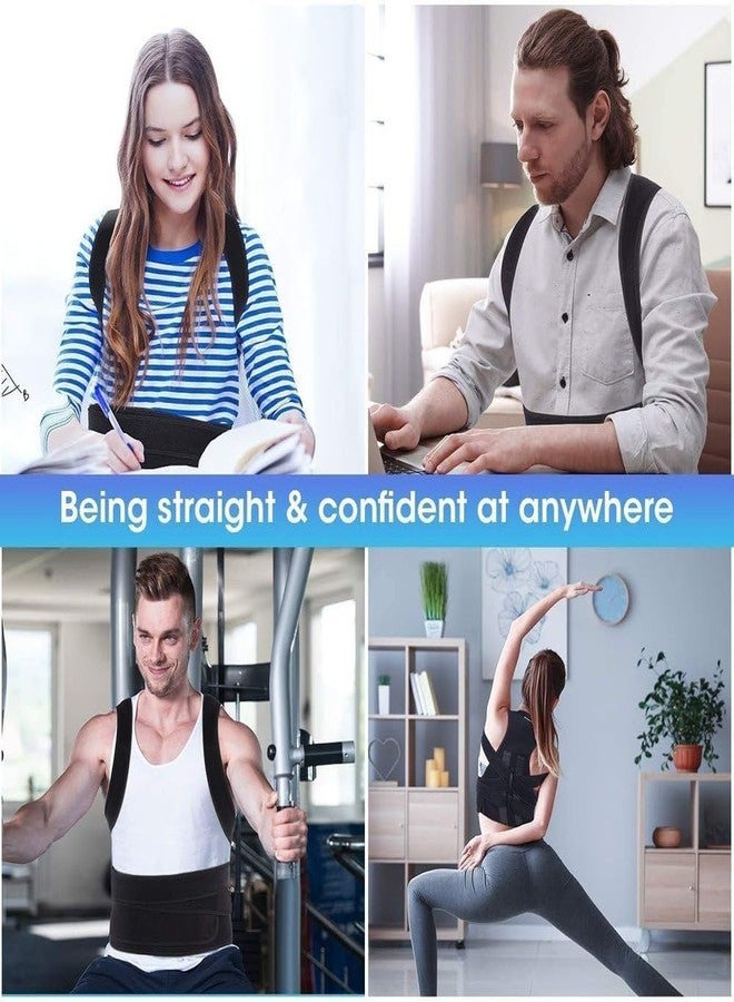 IndianStore4All Posture Corrector Belt for Men & Women | Free Size Unisex premium Back Support Brace for Spine Alignment, Shoulder & Back Pain Relief | Suitable for M, L & XL | Office, Home & Daily Use-2 - Image 3