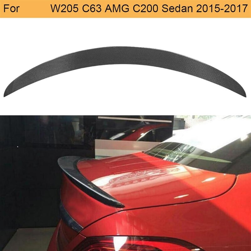 QASULER Carbon Fiber Rear Spoiler for Mercedes-Benz - Image 4