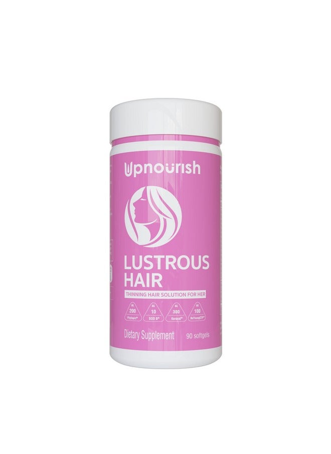 UpNourish UpNourish Lustrous Hair - Support Women's Hair Loss and Hair Regrowth  - Image 1