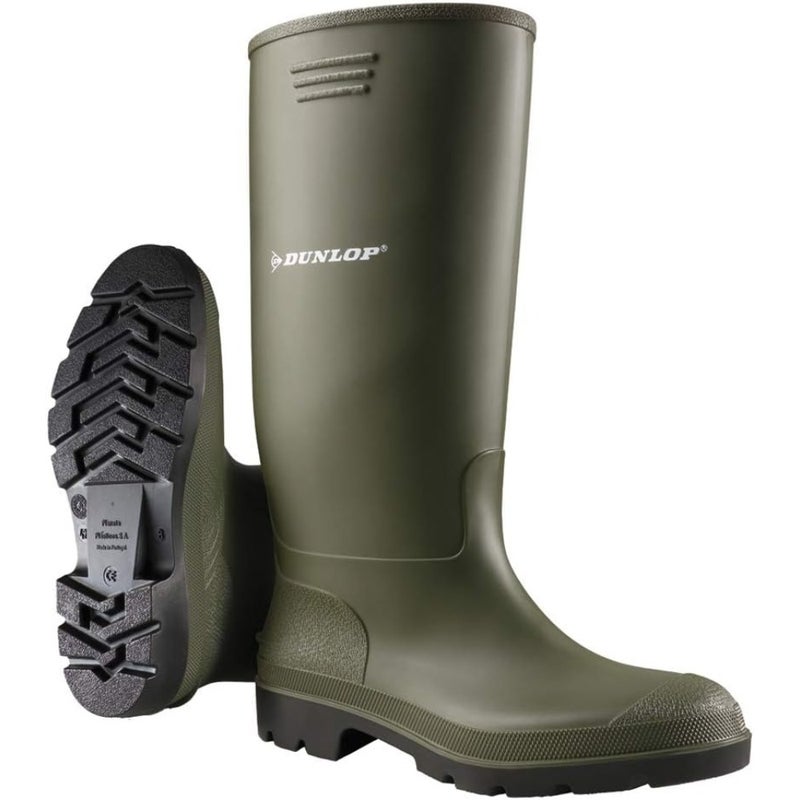 Dunlop Dunlop Pricemastor Unisex-Adult Boots Waterproof For Outdoor Work Construction Rubber Sole Black Size UK 612 Slip-Resistant - Image 1