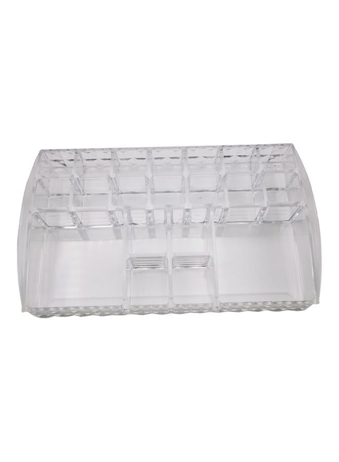NIBEMINENT Cosmetic Makeup Organizer 20 Grids Transparent Lipstick Holder - Image 2