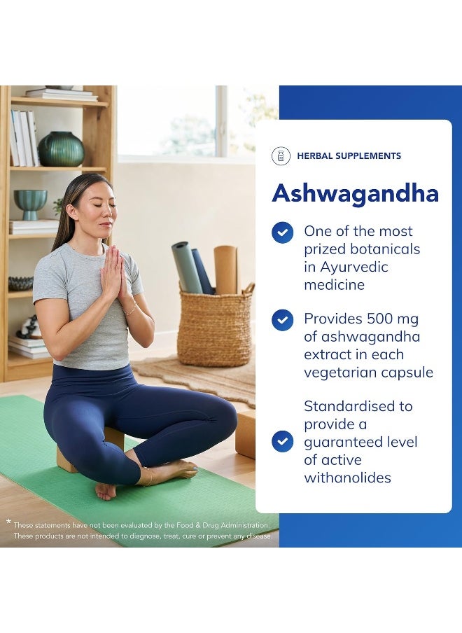 Pure Encapsulations - Ashwagandha High Potency Extract 500mg - Indian Ginseng/Winter Cherry Supplement to Support Cognitive and Joint Function - 60 Vegetarian Capsules