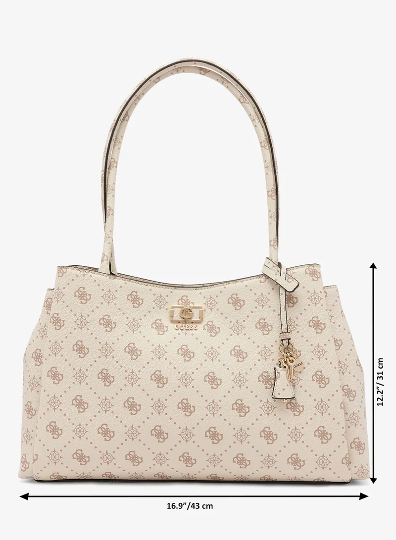 Guess  Emelie Logo Girlfriend Tote Bag for Women | Best Price UAE