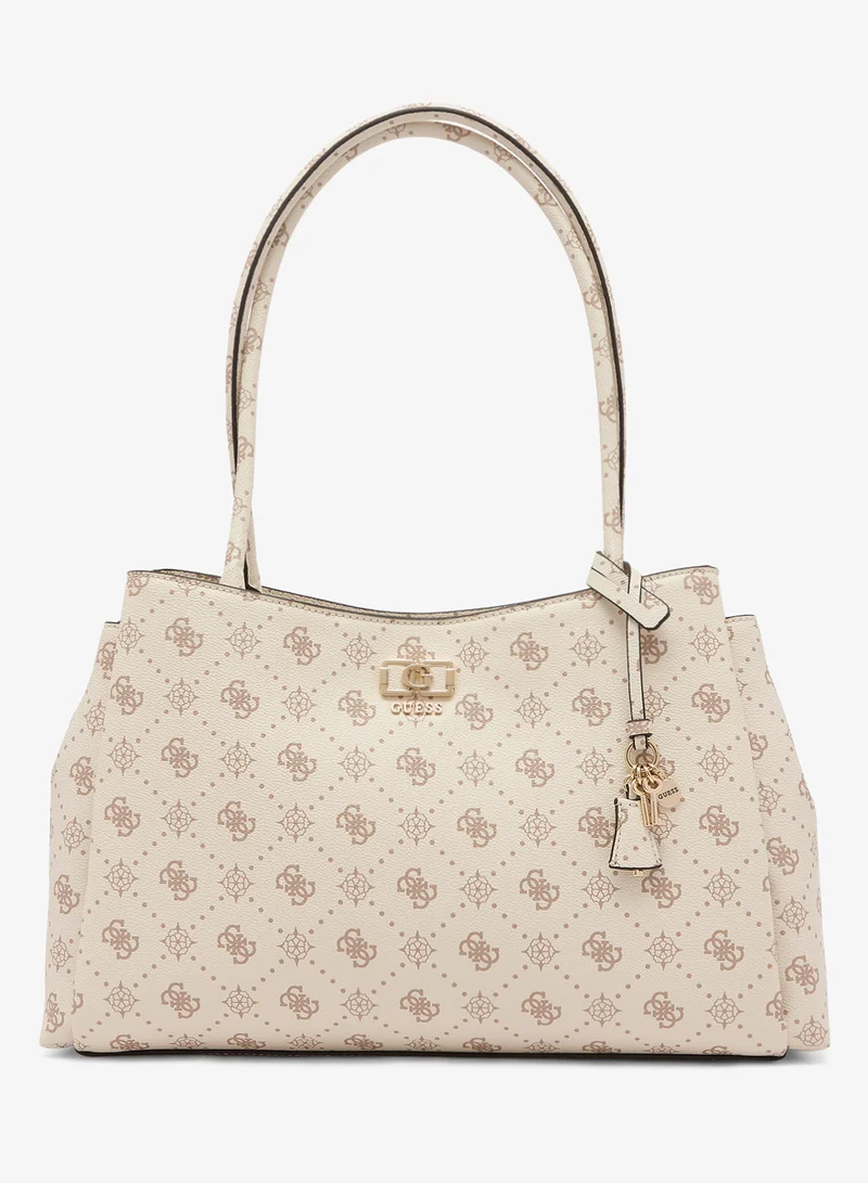 Emelie Logo Girlfriend Tote Bag