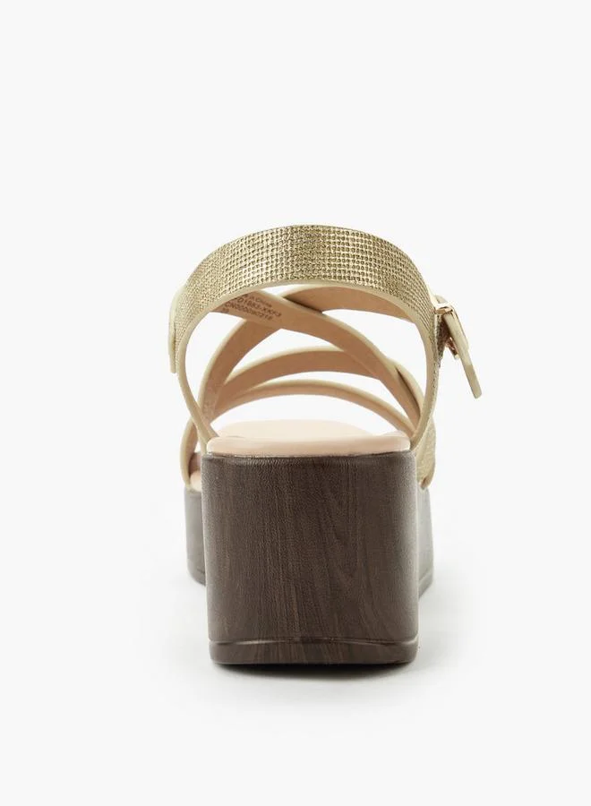 Surestep GOLD Women Flatform Sandals for Women | Best Price UAE