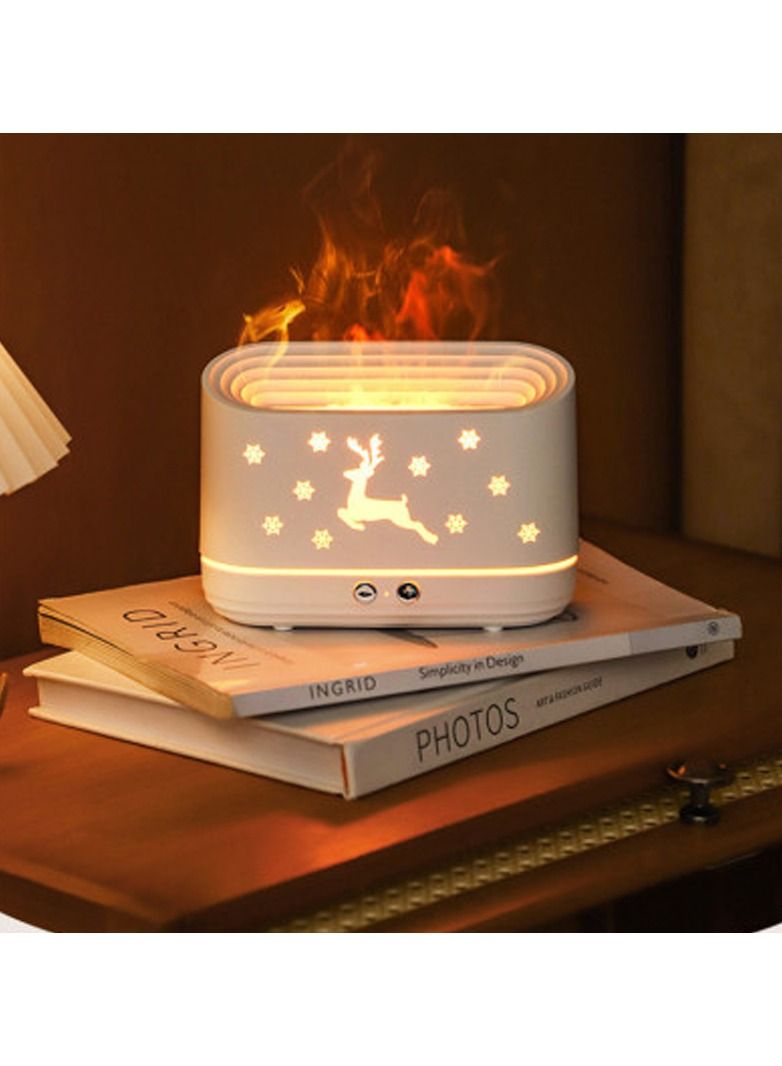 Flame Shape Atmosphere Diffuser,Humidifier,Portable-Noiseless Aroma Diffuser For Home,Office Or Yoga Room - Image 2