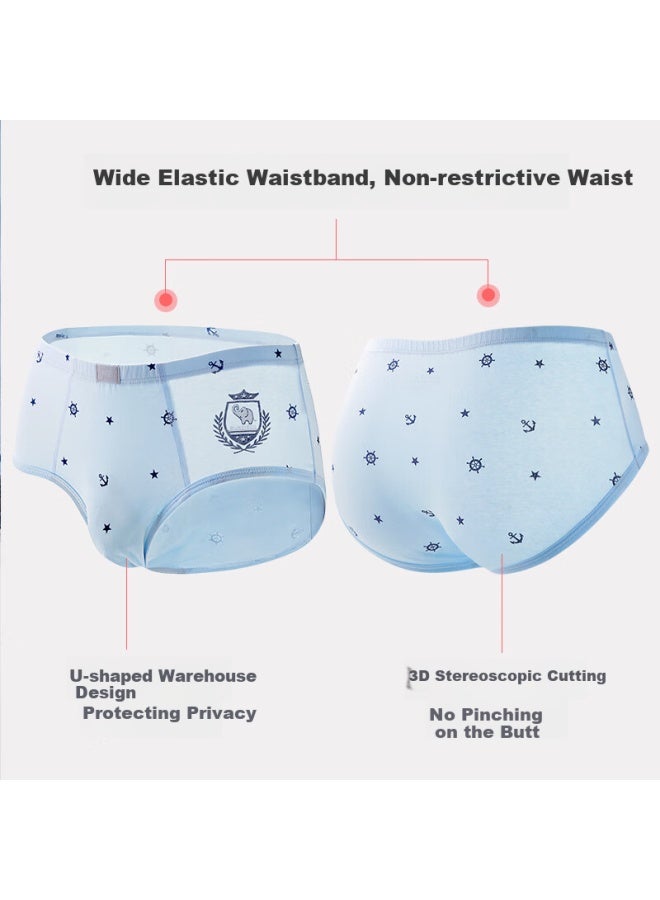Suncisco Boys' Boxer Briefs 12-16 Years Old Cotton Underwear For Teenagers Junior High School Students - Image 3
