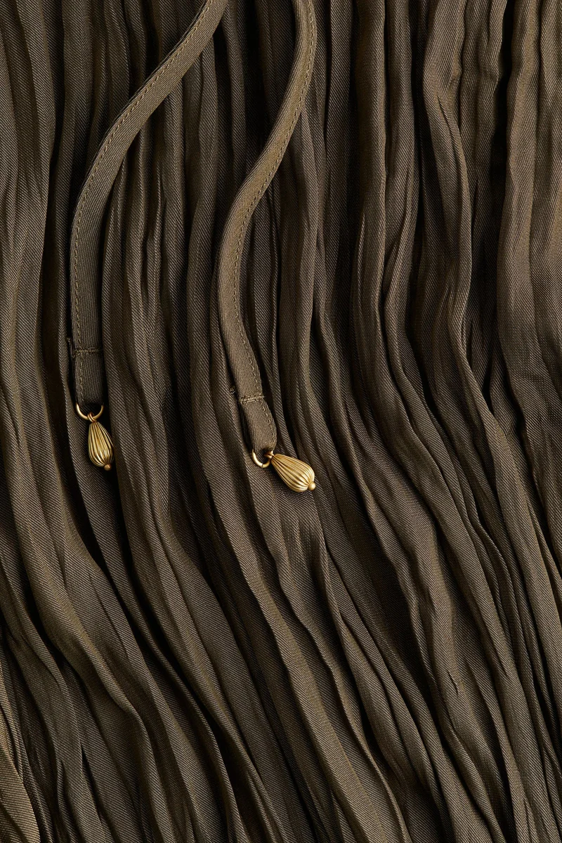 H&M  Crinkled twill skirt for Women | Best Price UAE