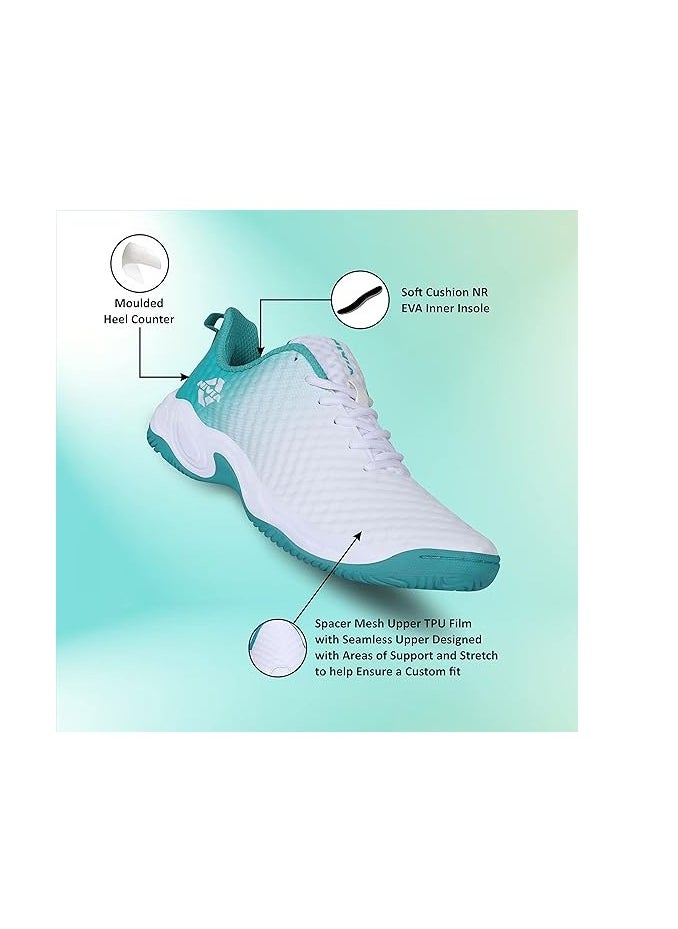 Nivia - POWERMASH TENNIS SHOES | Material : Mesh,EVA | Lace-Up | Support & Stretch | Custom fit | Stiletto Heel | More Stability & Better Agility - Image 1