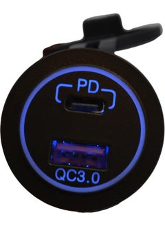 12V 24V Dc USB Qc3.0 Type-C Pd Charging Port Round - pzsku/ZB002EA9E5AEC17D6AAFEZ/45/_/1740620990/2576d8b6-868f-473c-b3b5-5f84b555cf88