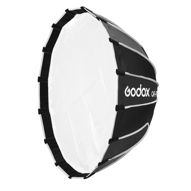 Godox QR-P70T 27.5" Quick Release Parabolic Softbox for SL60II SL150III FV150II AD300PRO AD400PRO AD600BM SZ300R VL300 UL150II ML60 Other Bowen Mount Studio Flash Speedlite - Image 2
