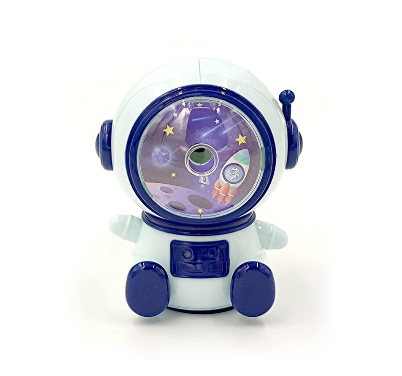 Artnery Artnery Space Astronaut Pencil Sharpener for Kids, Table Sharpener Machine, Birthday Return Gift, Pencil Cutter Machine, Sharpeners for School Supply and Office (Pack of 1, Random Colour) - Image 1