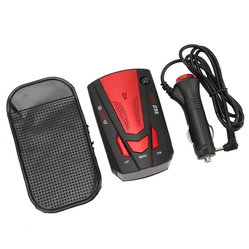 Car Radar Detector: Red 360 Degree Laser Detector - False Alert Free Long Range Radar Detection for Long Distance Driving & Highway Speed Monitoring - Image 2