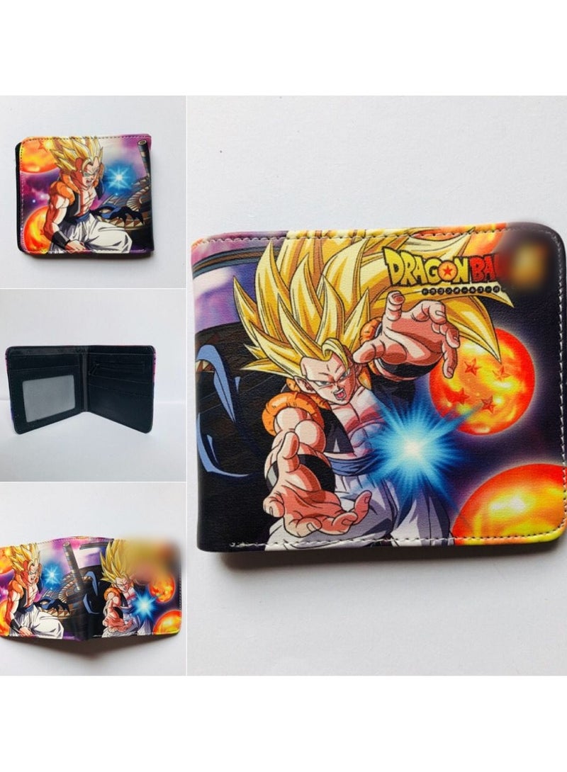 KUYING New Dragon Ball Short Personalized And Simple PU Leather Wallet 