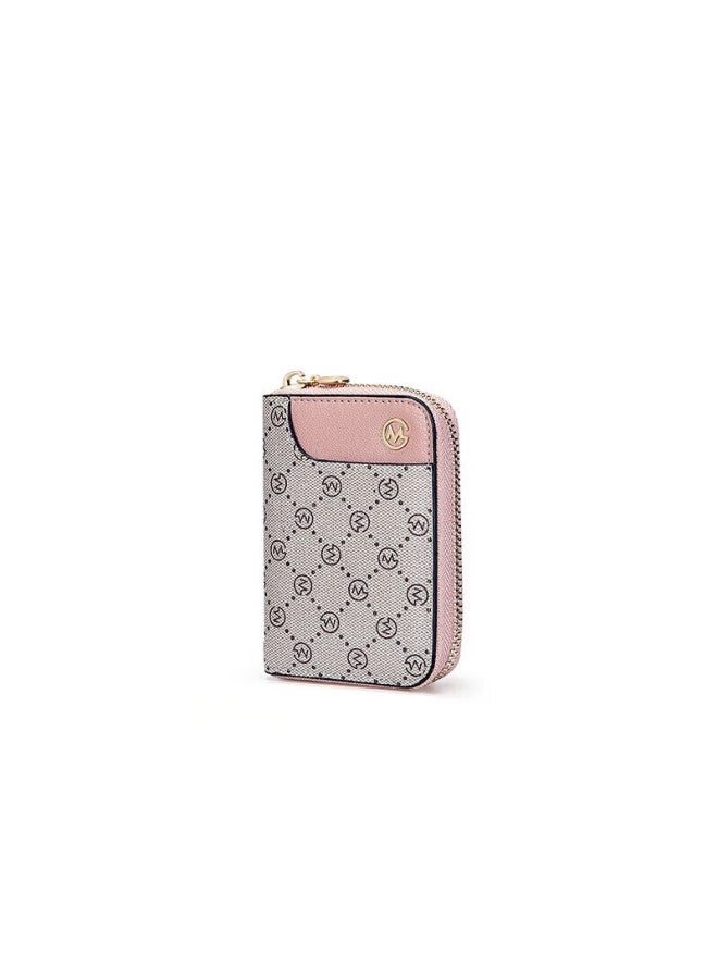 Golf Card Holder For Women, Fashionable Printed Multi-card Slots Large Capacity Ladies Coin Purse, Short Bank Card Wallet, Valentine's Day Gift - Image 1