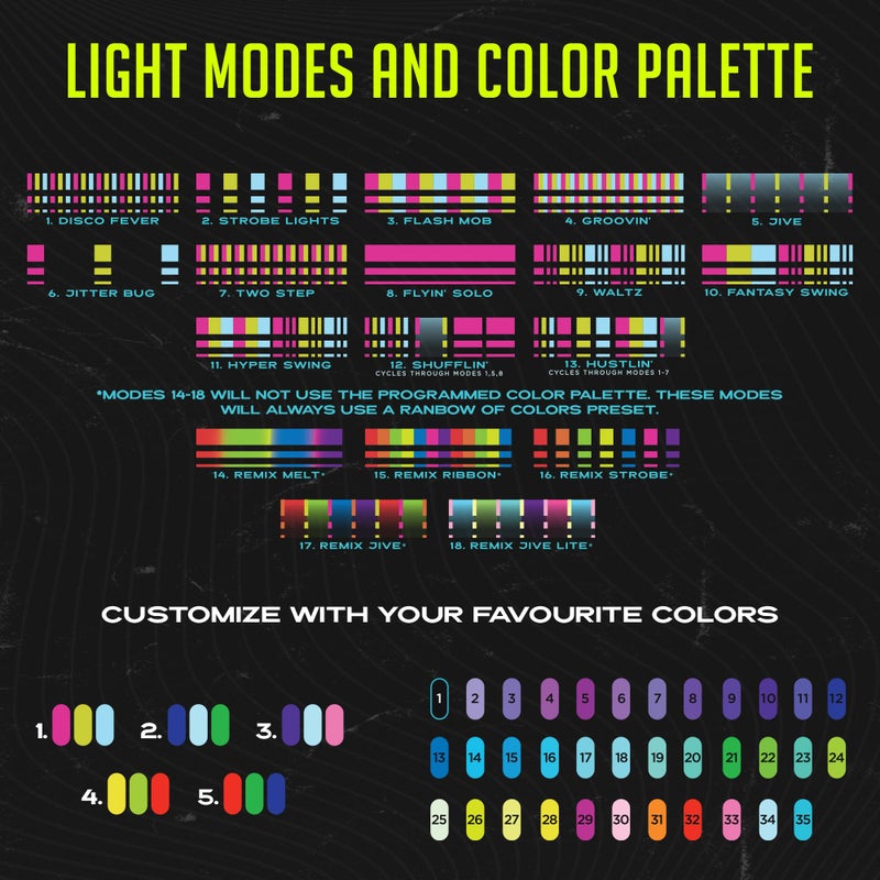 GloFX Double Space Whip Remix - [Programmable Led Fiber Optic Whip] 360° Swivel - Super Bright Light Up Rave Toy | EDM Pixel Flow Lace Dance Festival - Image 4