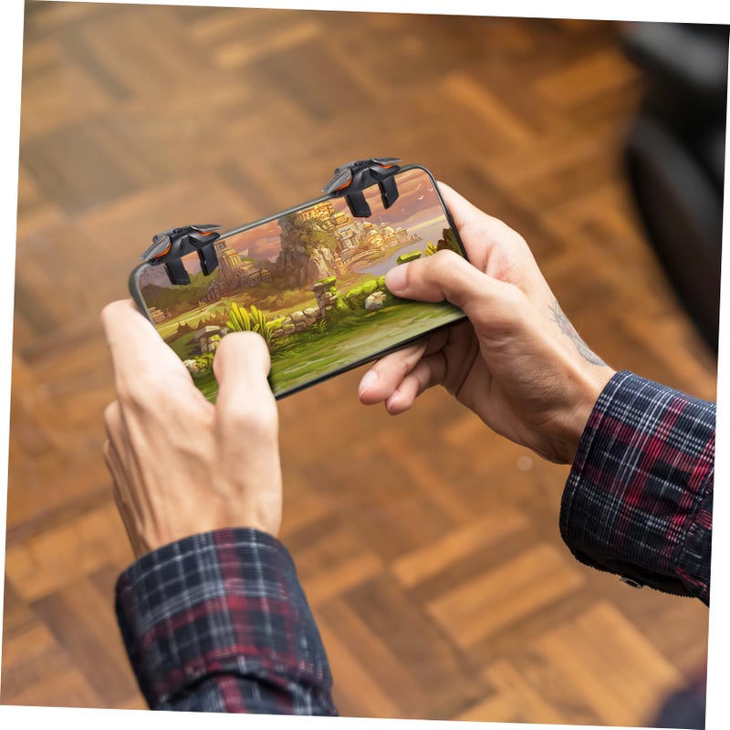 Mobile Game Controller with Trigger Gloves Non Blocking Design for Enhanced Comfort Long Gaming Sessions - Image 5