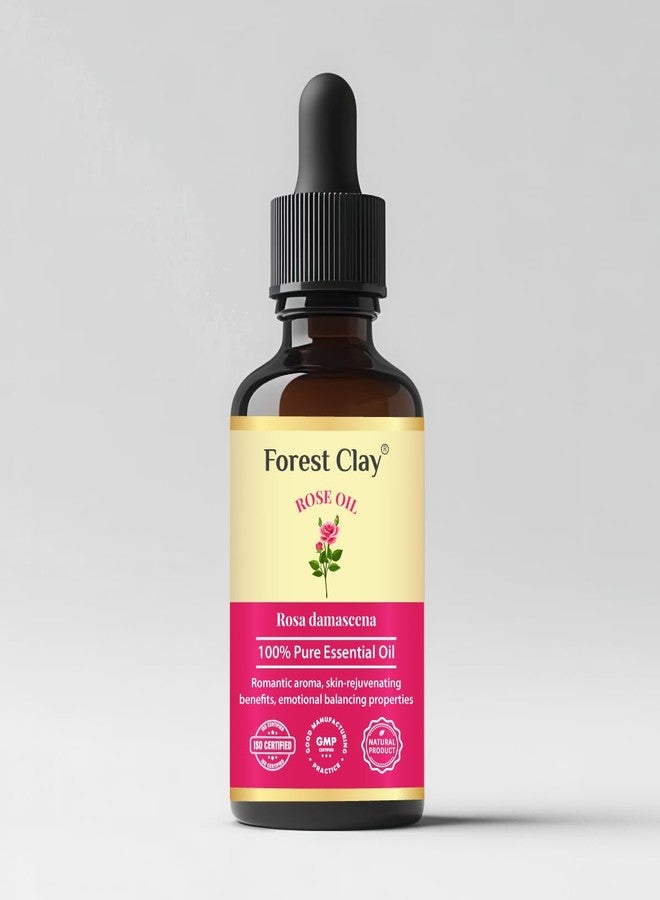 Forest Clay 100% Pure & natural Rose Essential Oil, 15 ml - Image 1