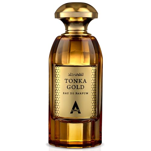 Atralia Tonka Gold Eau De Parfum Unisex 100Ml 3.4Oz - Luxurious and Long Lasting Fragrance With Top Notes Of Cognac, Cinnamon and Plum - Image 1