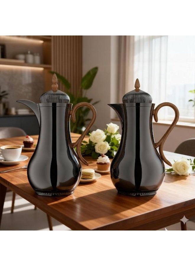 طقم ترامس من ريفان للشاي والقهوة بتصميم أنيق 1لتر / 1لتر