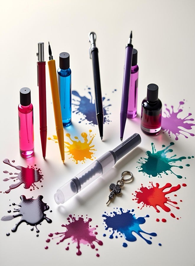 Sluswallow Universal Fountain Pen Ink Converter Standard Push Piston Fill InkAbsorber and Deft Writing and Correction Supplies Pens and Refills - Image 2