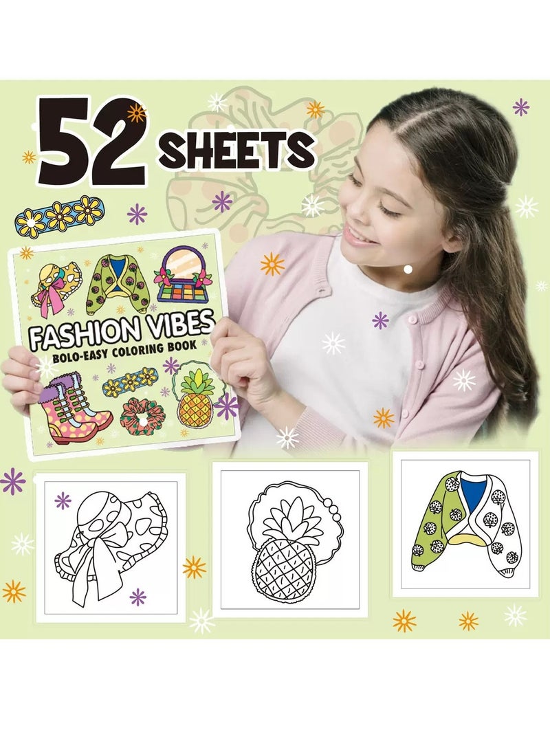 Beauenty Coloring Book 52 Coloring Book Adult And Teen Drawings - Image 3