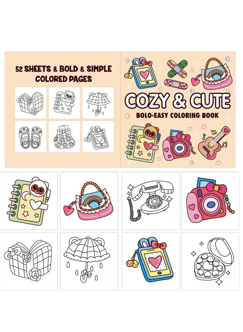 Beauenty Coloring Book 52 Coloring Book Adult And Teen Drawings - Image 2