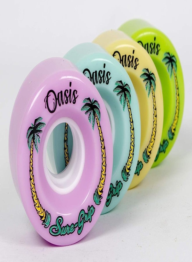 Sure-Grip Oasis Roller Skate Wheels, Green