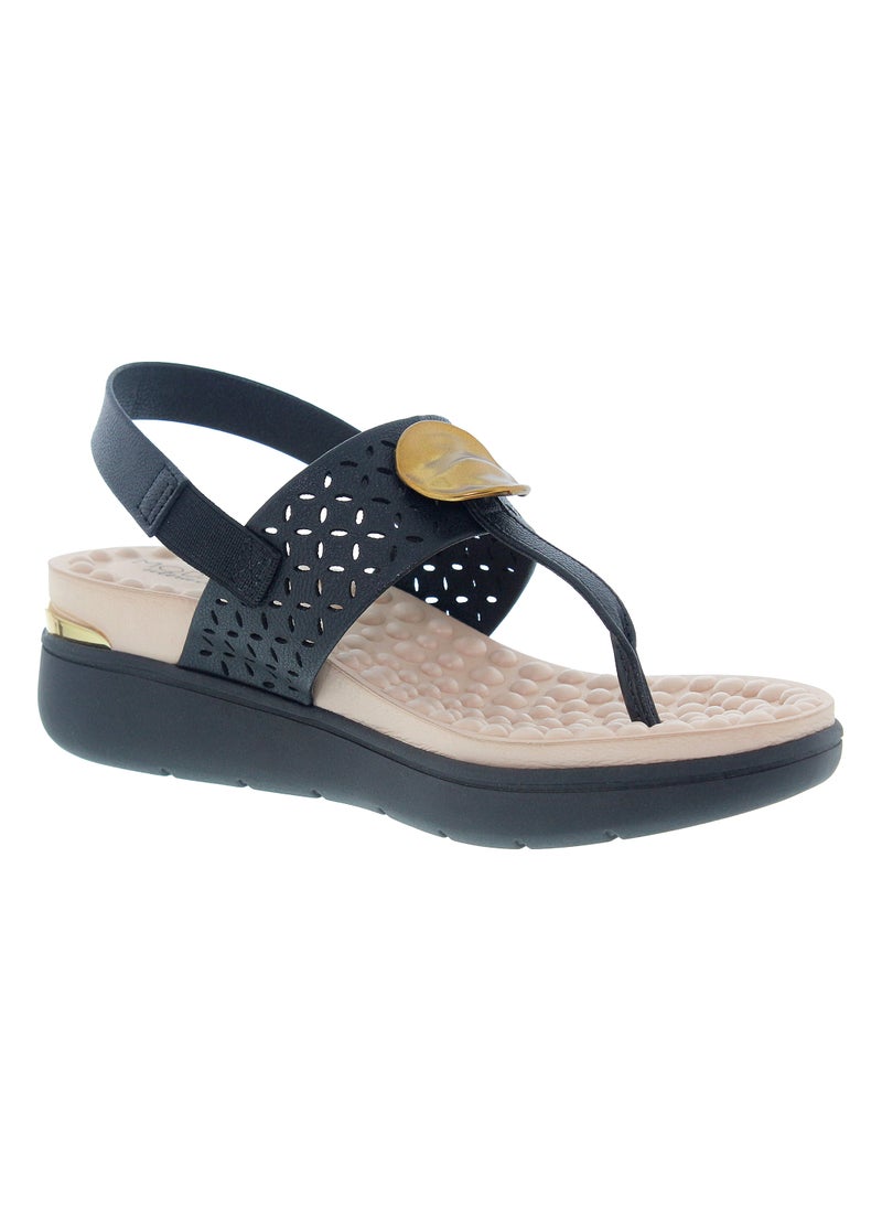 Modare Women’s Flat Sandals with Back Strap – Secure Fit and Lightweight Daily Wear - Image 1