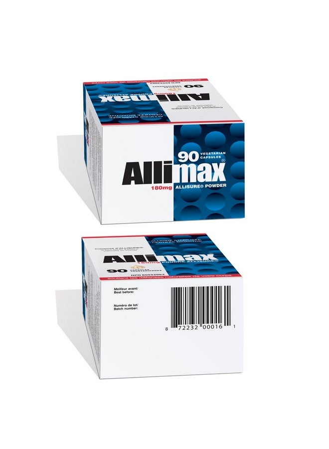 ALLIMAX 180mg 90 Capsules. Allicin Garlic Supplement to Support Your Body’s Immune Function. Contains Stabilized and Potent Bioactive Allicin, Extracted from Clean & Sustainable Spanish Grown Garlic. - Image 4