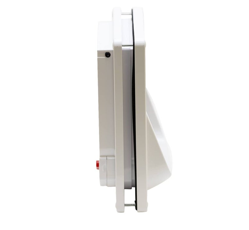 Cat Mate Electromagnetic 4-Way-Locking Cat Flap with 2 Collar Keys - White - Image 4