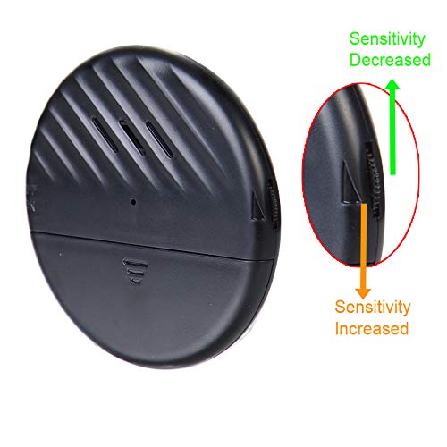 EverNary Window Vibration Alarm,5Pack-125dB Loud Ultra-Slim Anti-Theft Alarm for Door and Window Glass Break Sensor Alert with Adjustable Sensitivity (5, Black) - Image 5