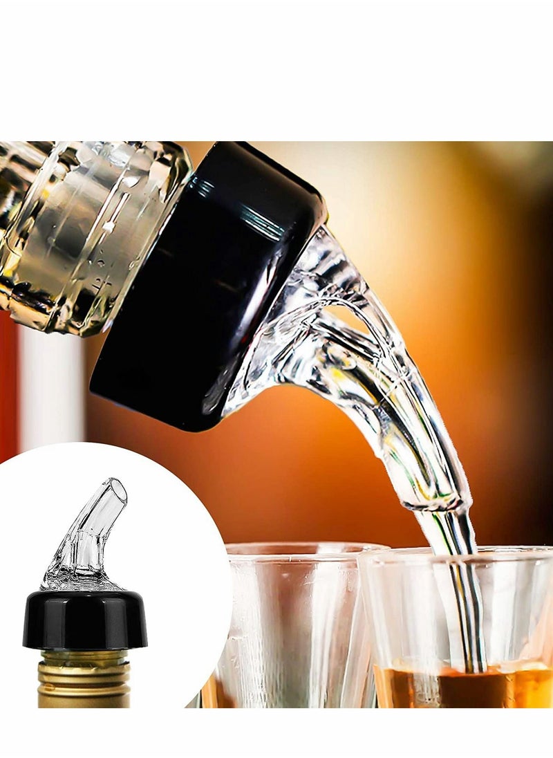 Excefore Automatic Measured Bottle Pourer, Quick Shot Spirit Measure Pourer Drinks Dispenser Water Home Restaurant Tools Pack of 4  - Image 2