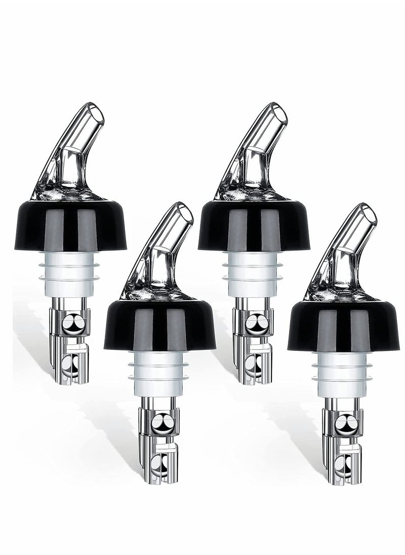 Excefore Automatic Measured Bottle Pourer, Quick Shot Spirit Measure Pourer Drinks Dispenser Water Home Restaurant Tools Pack of 4  - Image 1