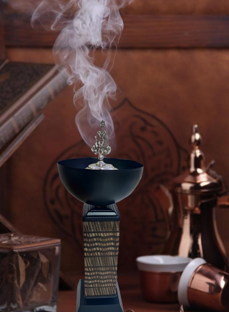 OLUDENIZ Luxury Arabic Bakhoor Burner Collection – Premium Incense Holders with Oriental Calligraphy - Image 1