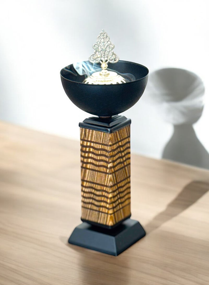 OLUDENIZ Luxury Arabic Bakhoor Burner Collection – Premium Incense Holders with Oriental Calligraphy - Image 2