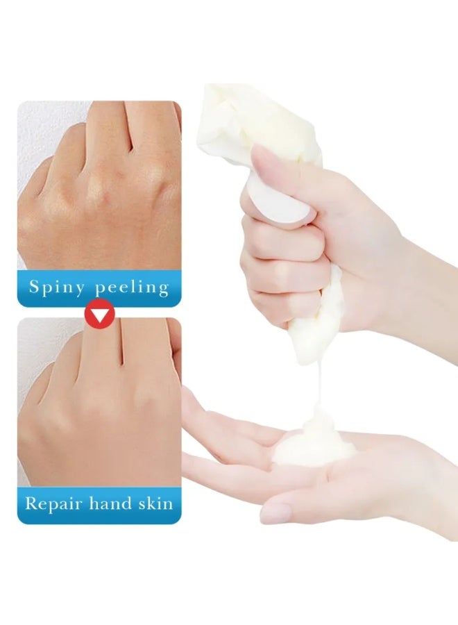 SADOER 6 Pairs Aloe Vera Hand Mask Moisturizing Hand Mask Set for Comfortable Delicate Soft Hands Fade Fine Lines Improve Darkness & Brighten Moist Anti-Cracking Hand Mask with 98% Aloevera Extract 35G/Pair - Image 5