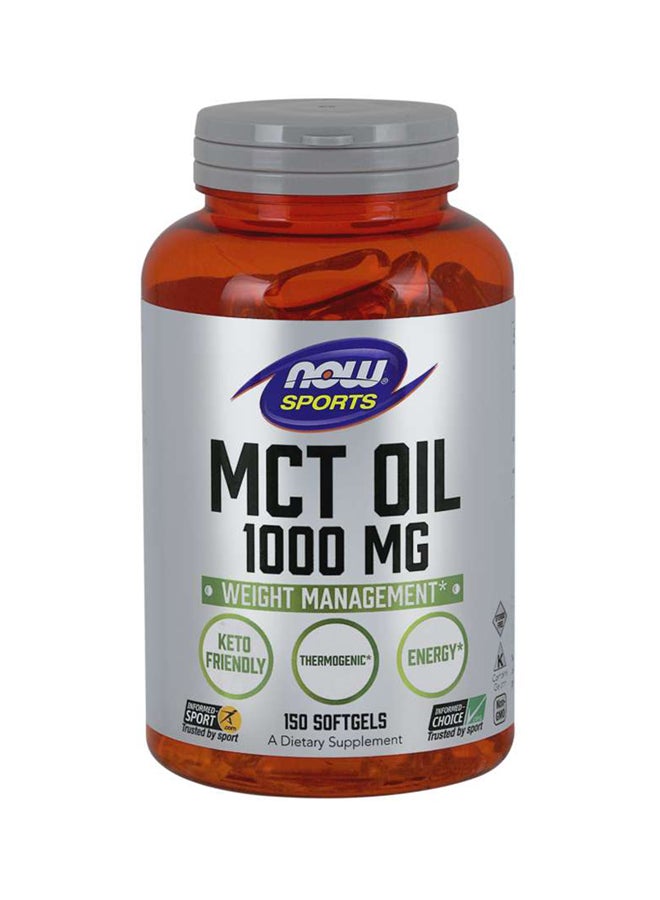 Now Foods MCT Oil Dietary Supplement - 1000 MG - Image 1