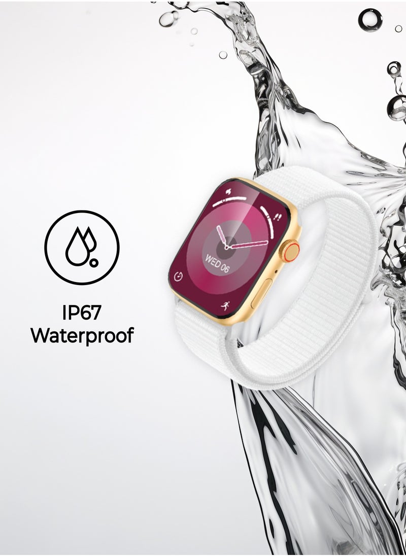 GREEN LION - Active SE Smart Watch - Gold/White - Image 1