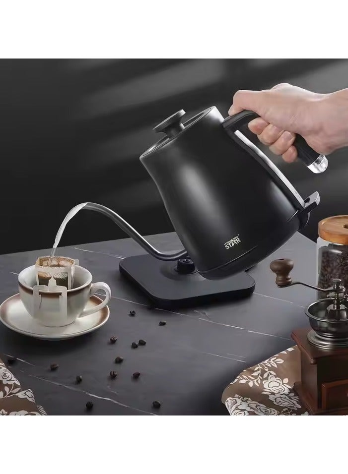 Winning Star 1500W 1.2L Electric Kettle | AC220-240V | Fast Boil with Compact Design with ANTI-DRY Burning, Automatic Power Off, Overheat Protection, Windable Heating Plate, Copper Charging Cable - Image 2