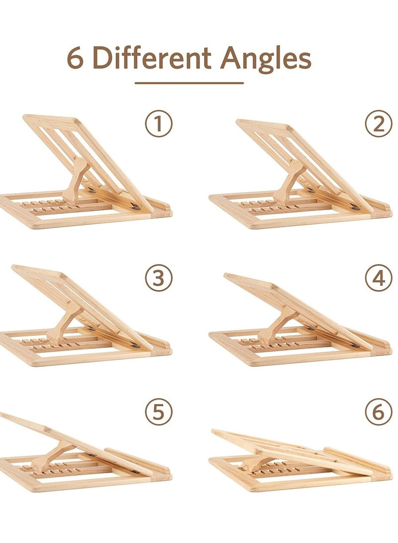 Wooden Laptop Stand with Ergonomic Design and Cooling Feature - Image 2