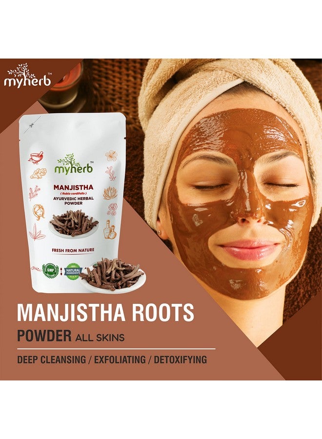 myherb 100% Pure Natural Organic Manjistha (Rubia Cordifolia) Powder || 227 Gm/0.5 Lbs || Ayurvedic Herbal Powder || For Hair,Face,Internal Consume || For Men & Women - Image 2