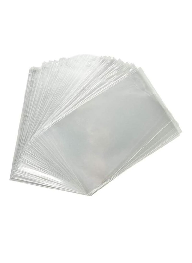 ABBASALI 100pcs Clear Cellophane Bag Party Favor Treat Bags for Bakery Popcorn Cookies Candies Dessert - Image 1