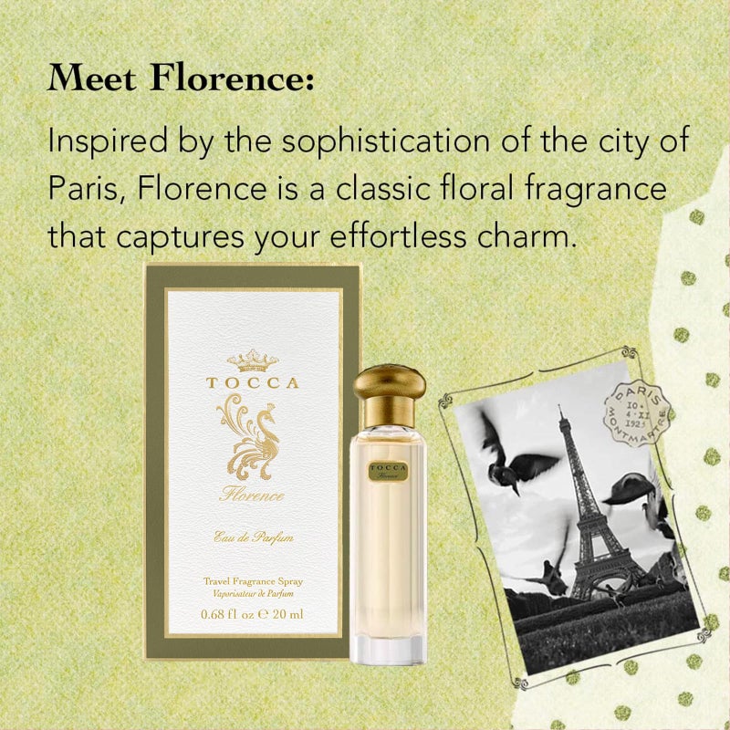 Tocca Florence Perfume for Women, 0.68 oz (20 ml) - Classic Floral, Bergamot, Pear, & Gardenia Fragrance - Image 3