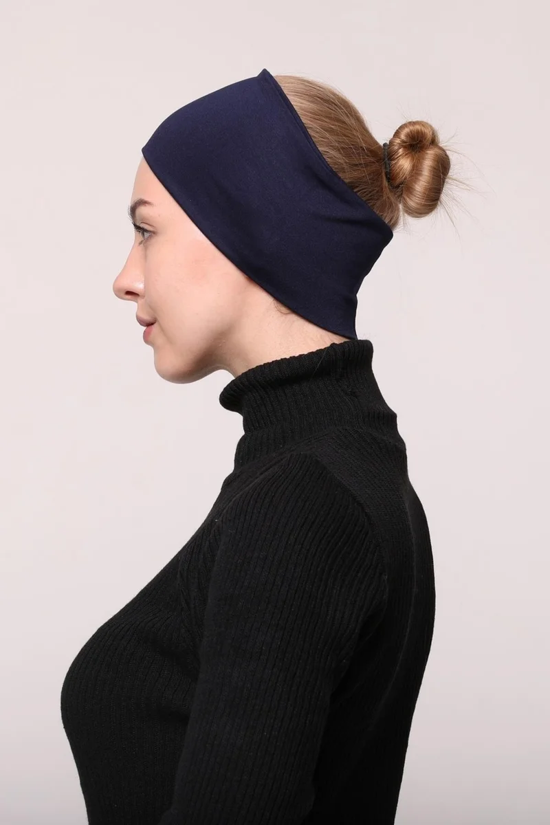 Altobeh Women's Combed Cotton Seamless Hijab Bandana Bonnet Sports Hair Band