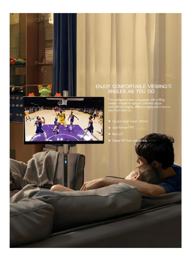 Taalk 32-Inch Smart Wireless Android Smart TV Touchscreen Monitor | 4K UHD, Android 13, 8GB RAM, 128GB Storage, Built-in Camera, HDMI, Rolling Stand - Image 3